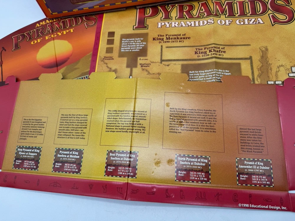 Amazing Pyramids Art History Kit Caleb Crowell Educational Design (Missing Book)