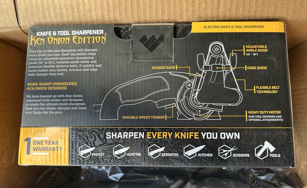 Work Sharp WSKTS-KO Ken Onion Edition Knife & Tool Sharpener
