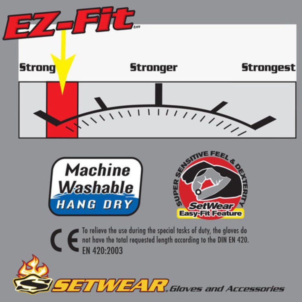 Setwear EZ-Fit Gloves (Small)