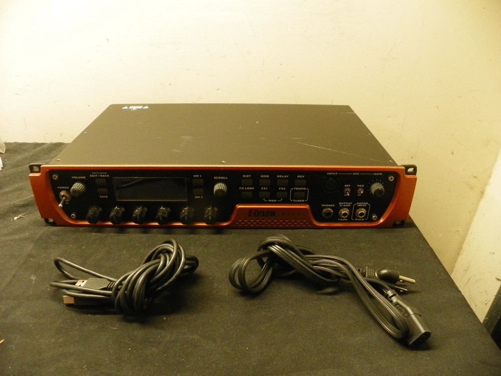 Avid Eleven Rack USB Audio Interface Multi Guitar Effects Processor With Cables