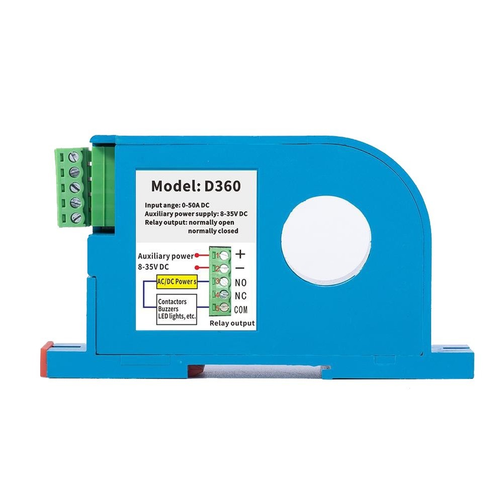 DC Current Sensing Switch Action Indicator Light Automatic Reset Function