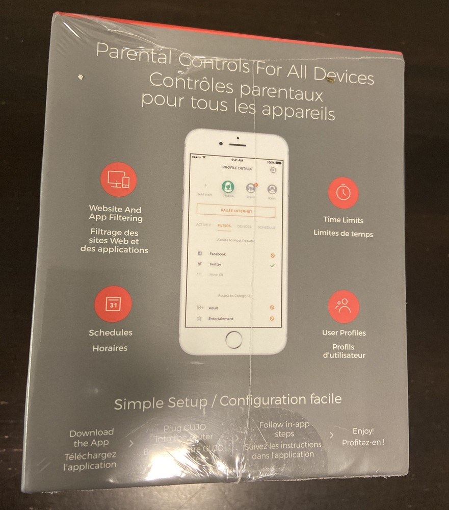 CUJO AI Smart Internet Security Firewall | (2nd Gen.) Protects Your Network New