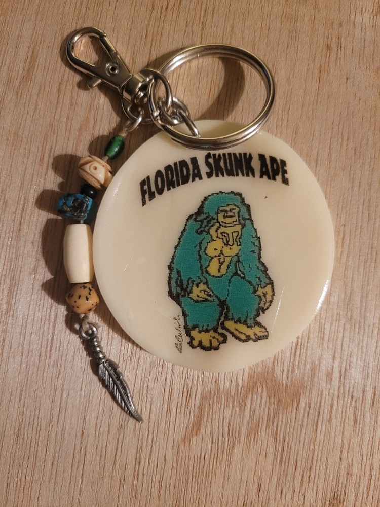 Florida Skunk Ape Glow Keychain