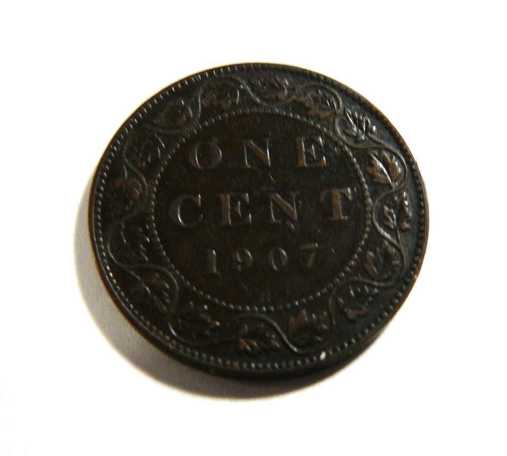 1907 H CANADA One Cent