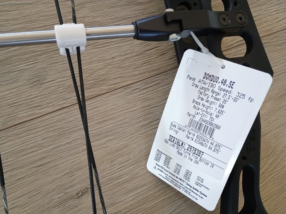 PSE Dominator Duo 40 SE2 archery bow RH