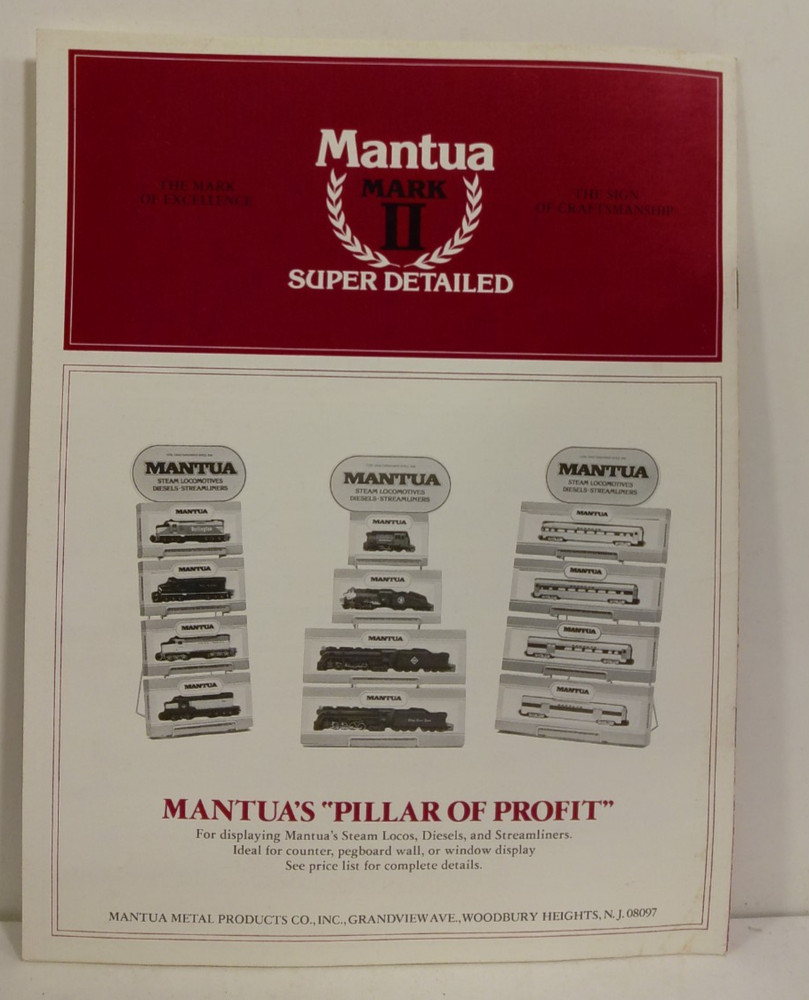 1980 MANTUA Model Train Catalog