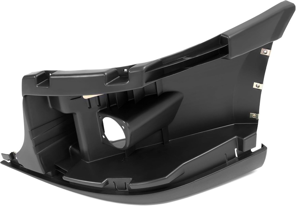 Front Bumper Reinforcement Plastic Black Compatible with Freightliner Cascadia
