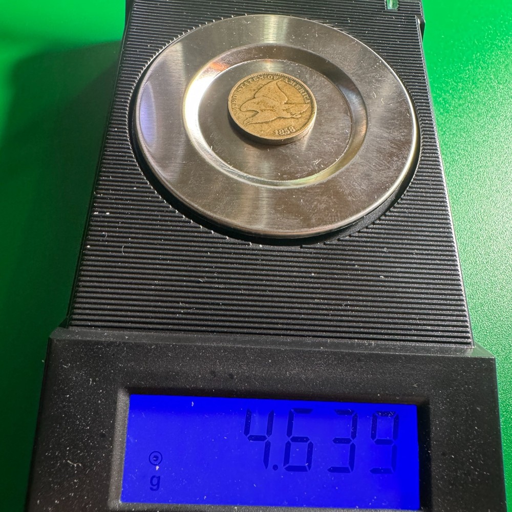 1858 LL Flying Eagle Cent C158