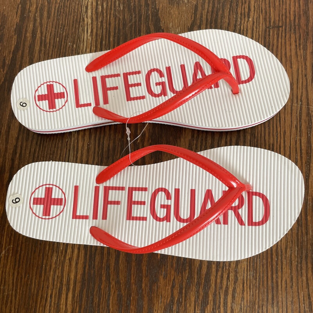 LIFEGUARD Flip Flops Mens Size 9