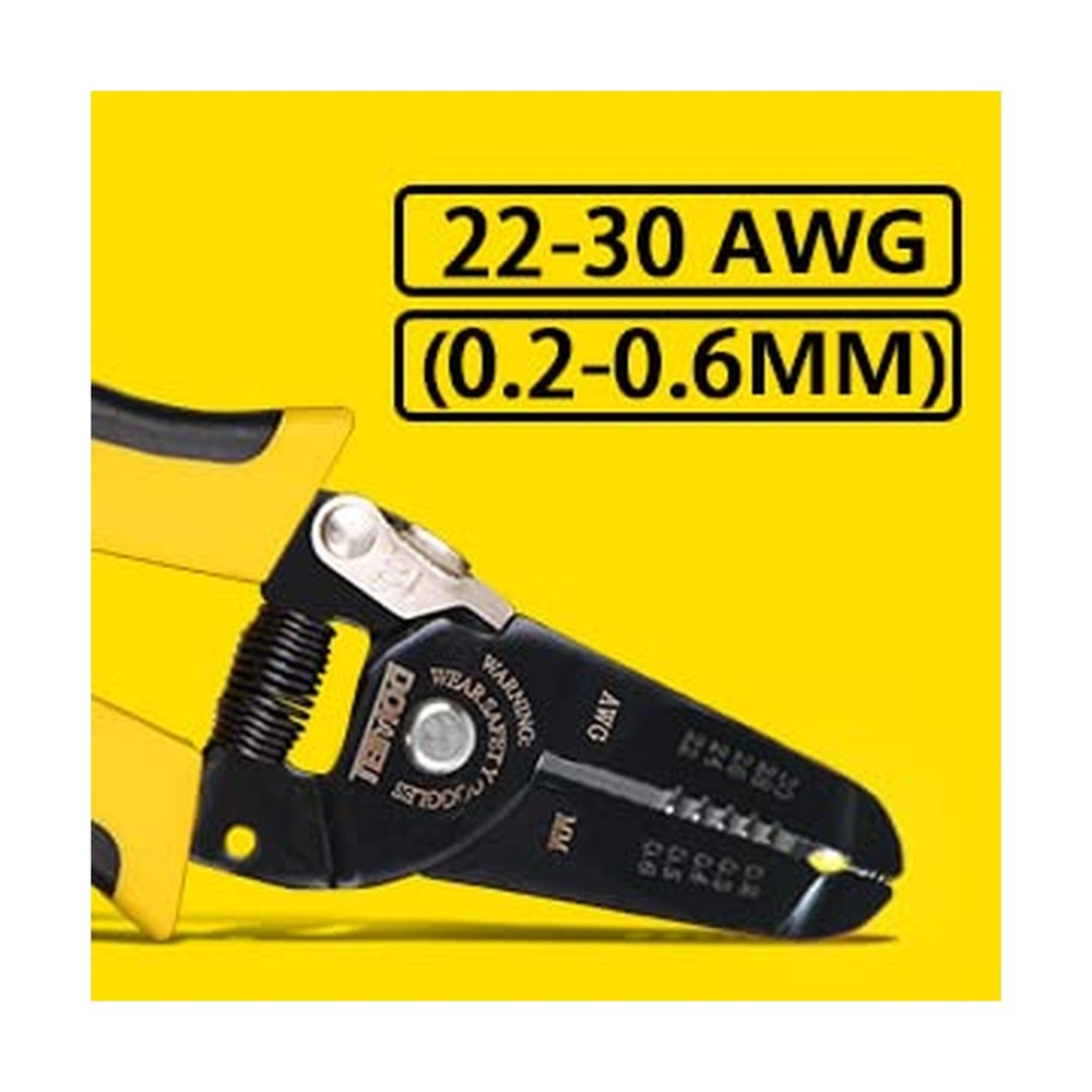 DOWELL 22-30 AWG Wire Stripper Wire Stripping Tool Wire Cutter And Multi-Func...