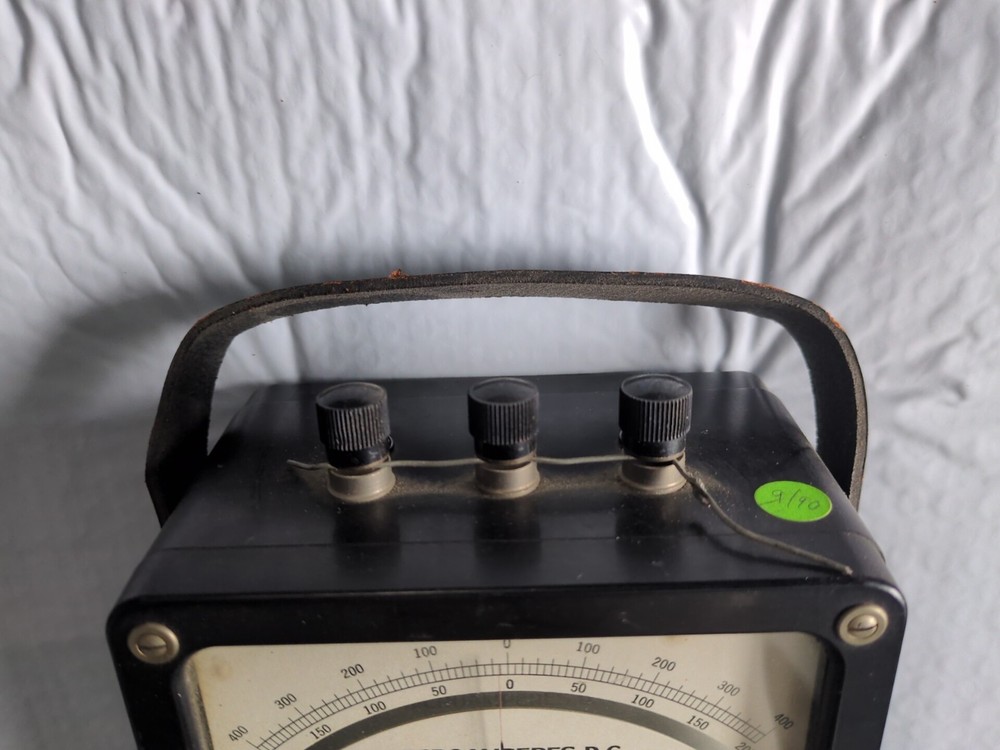 Vintage Weston Microamperes DC Meter Nice Electrical Test Steampunk Display