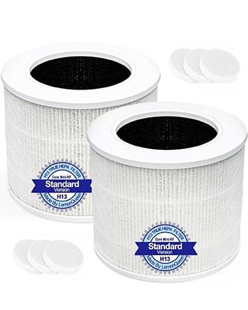 LEVOIT Core Mini Air Purifier Replacement Filter 2-Pack Core Mini-P H13 HEPA