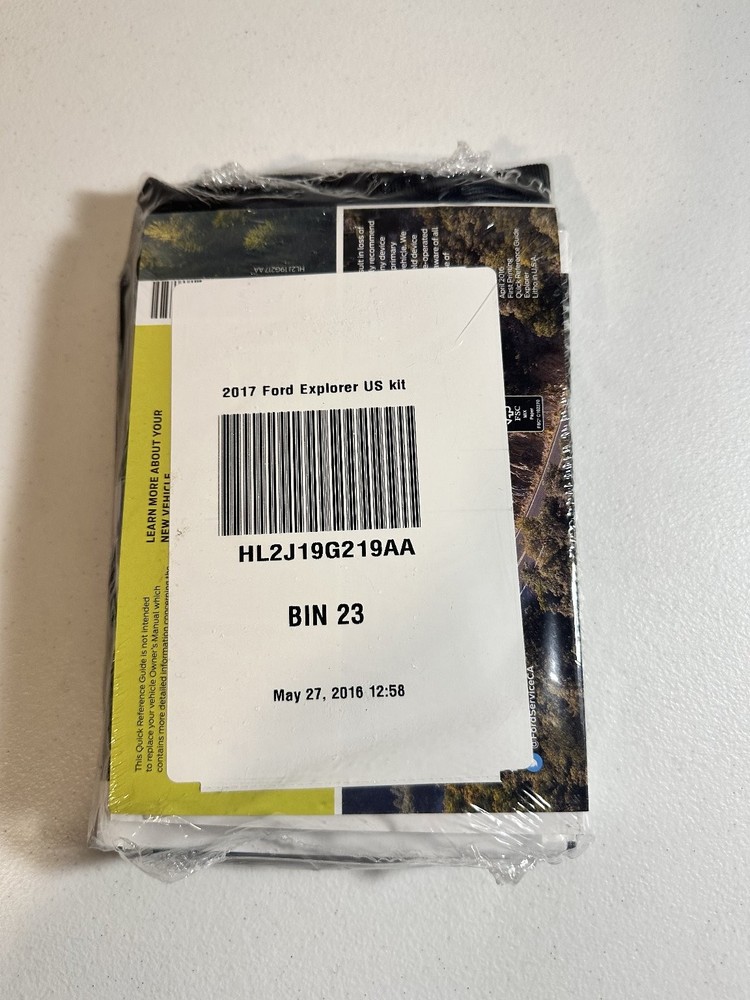 2017 Ford Explorer Owners Manual Set