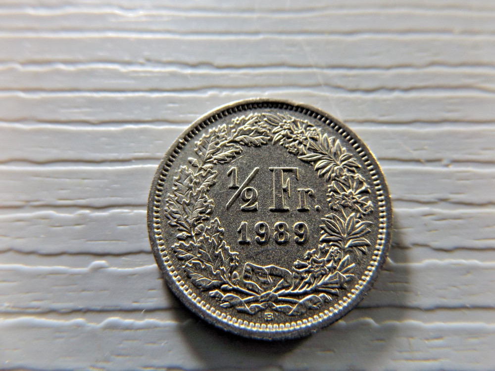 SWITZERLAND 1989 Half Franc
