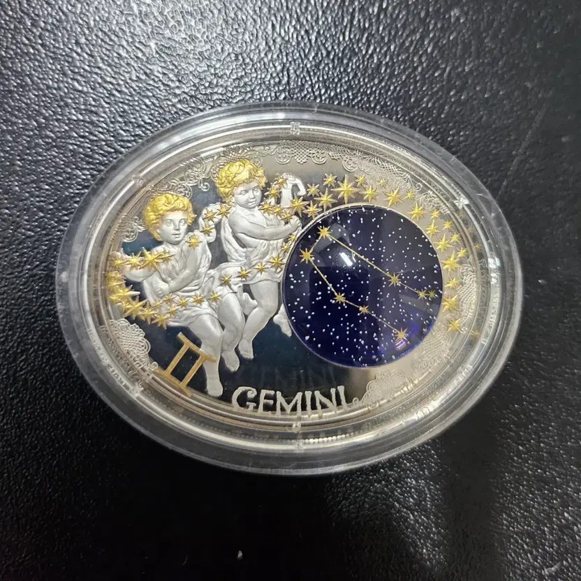 Gemini Constellation Commemorative Coin in Silver