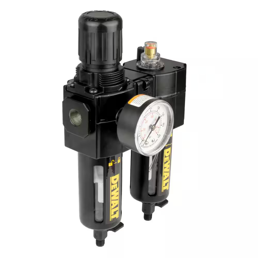 3/8 In. NPT Filter Regulator with Lubricator