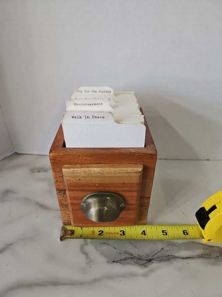 Mary & Martha Wooden Scripture Box