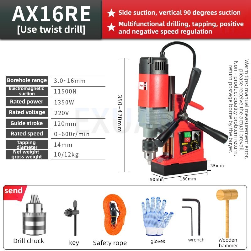 Drill Tapping Core Drilling for Drilling Small Electric Magnetic Drill Floor