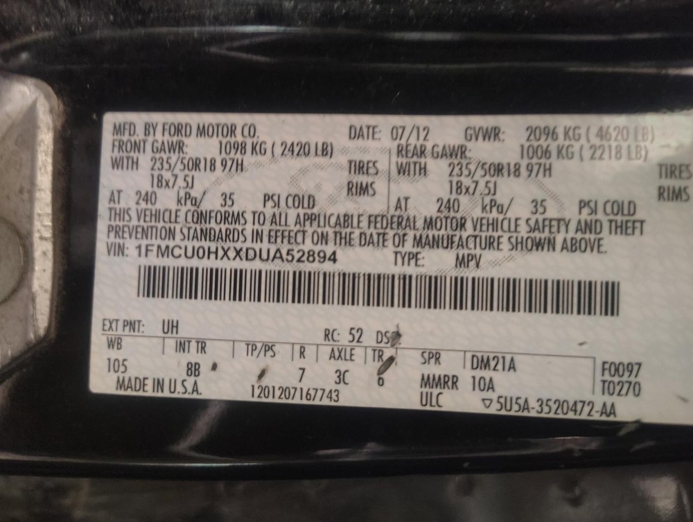 Used A/C Selector Switch fits: 2013 Ford Escape Front automatic temperature cont