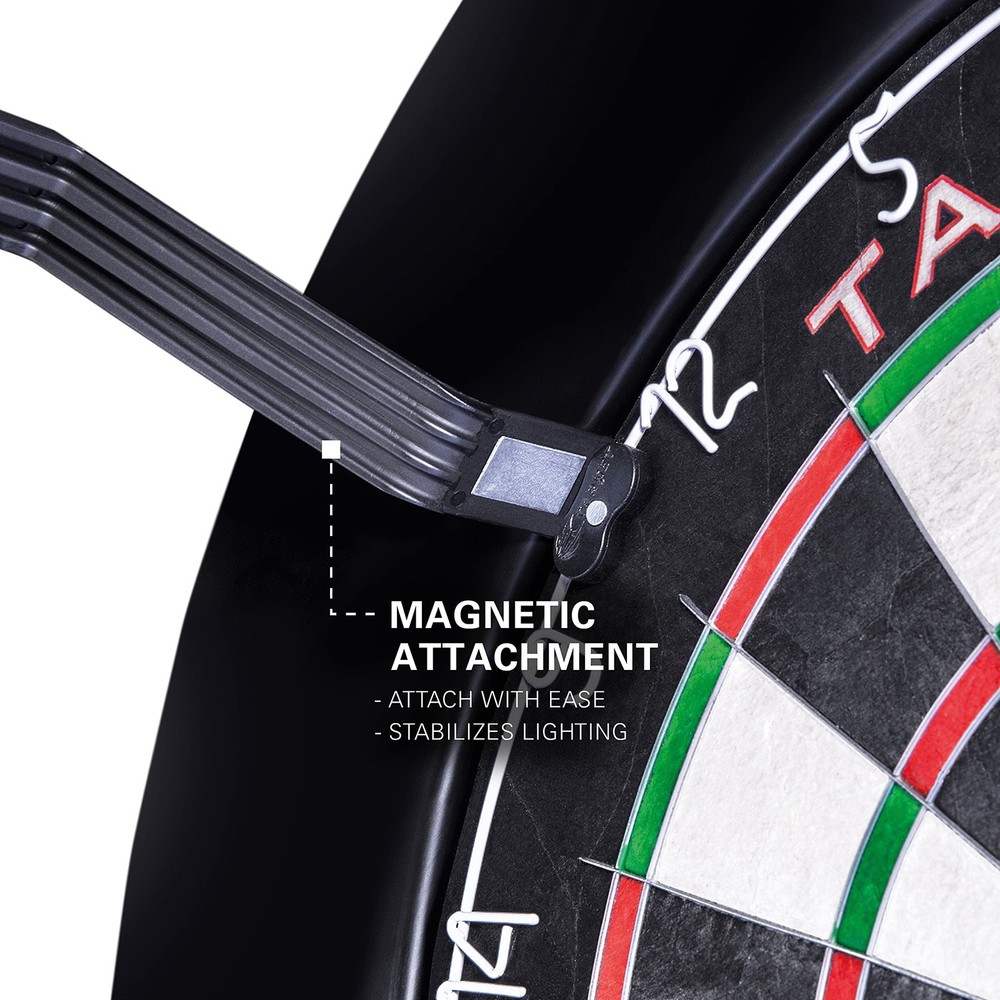Target Darts Corona Vision Dartboard Lighting System, Black Frame | White LED