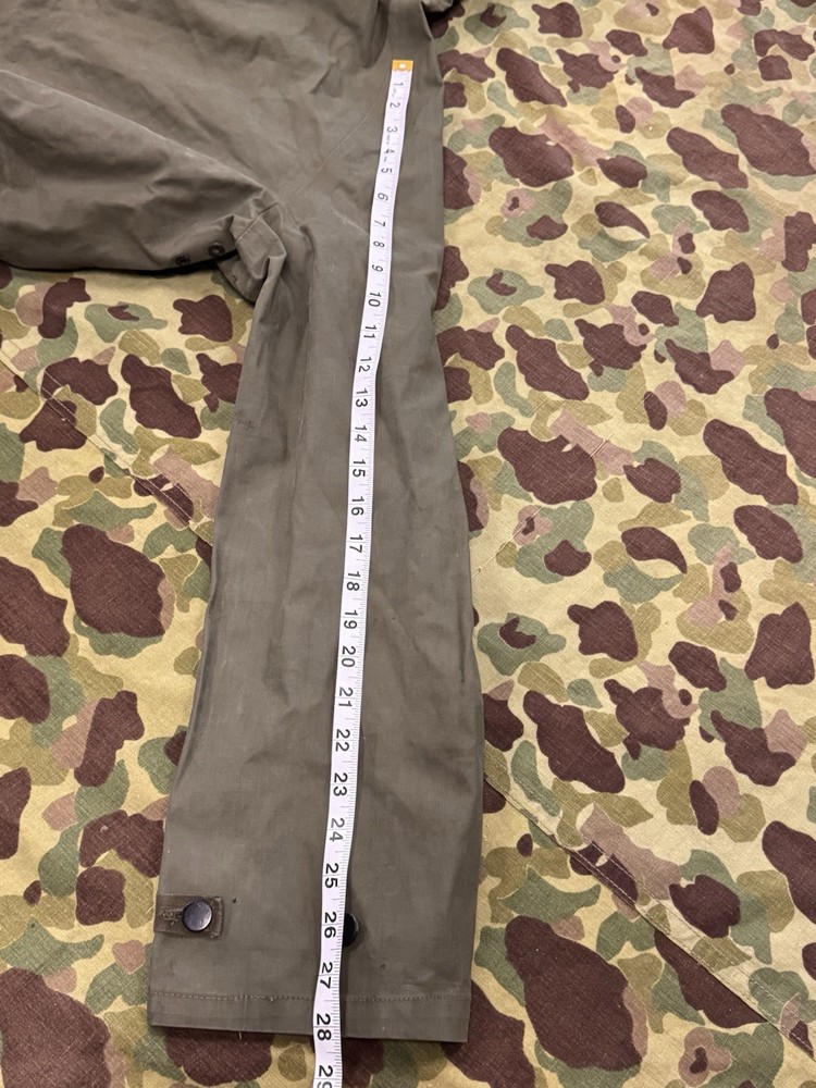 WWII USN Deck Coat Wet Weather Jacket