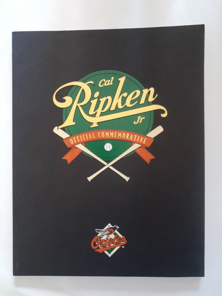 1995 Cal Ripken Jr Baltimore Orioles Official Commemorative Program