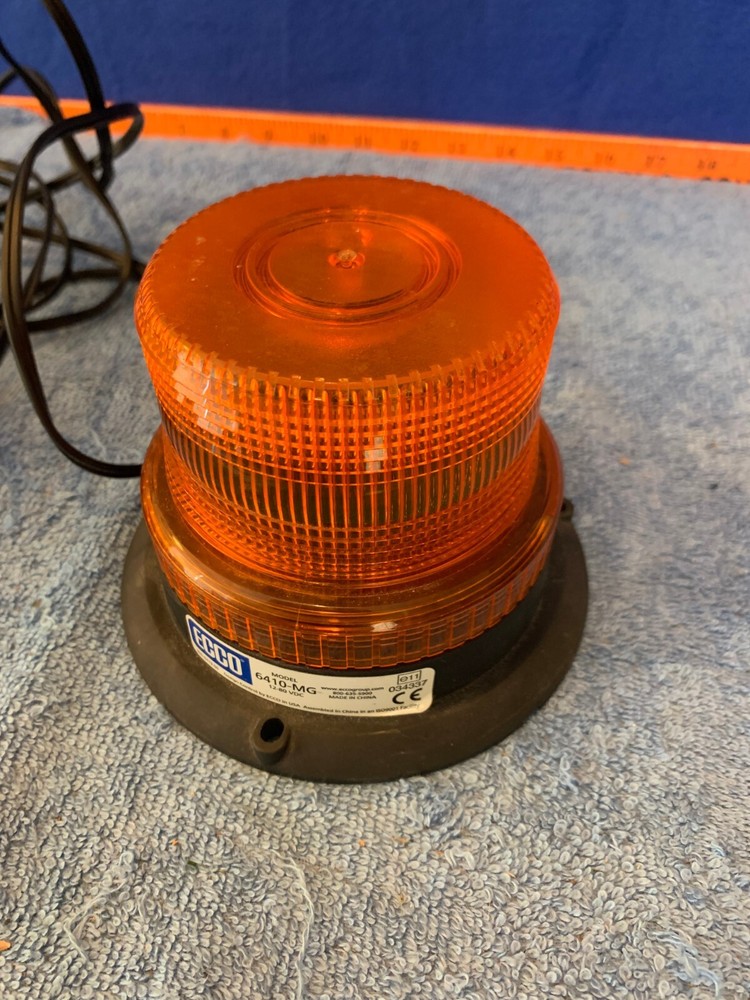 Ecco 6410-MG Strobe Beacon Amber VDC Light
