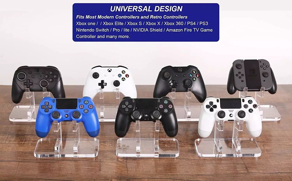 Game Controller Display Stand Acrylic Universal Holder Retro Xbox Switch PS4 PS5