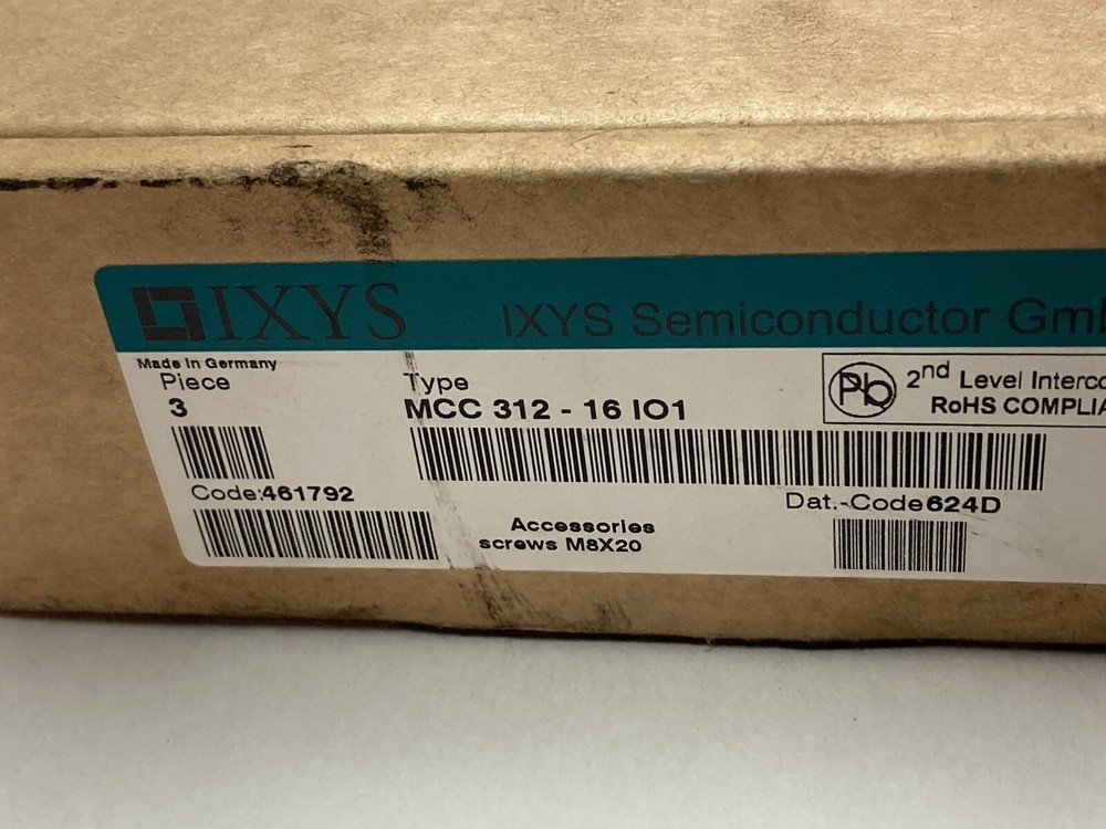 IXYS,MCC 312-166IO1,Thyristor Module