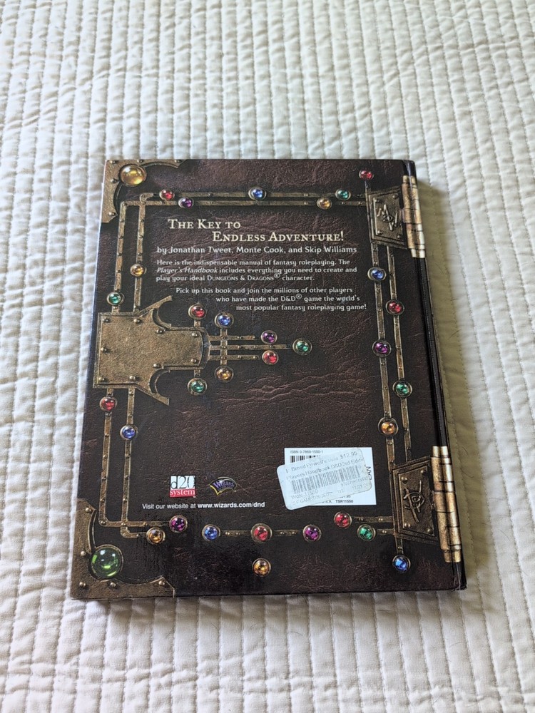 Dungeons & Dragons Player's Handbook Third Edition Core Rulebook 1