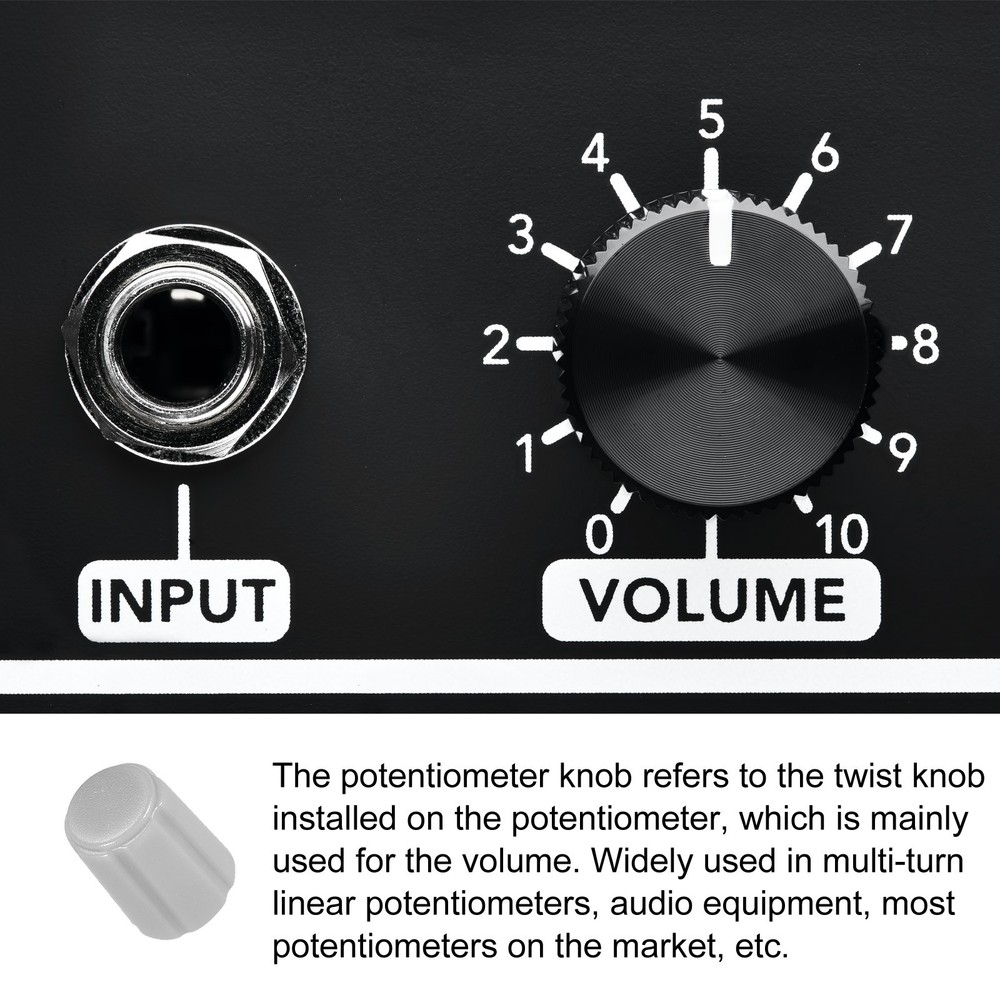 Potentiometer Control Knob Insert Shaft D Switch Knobs,for Audio Device