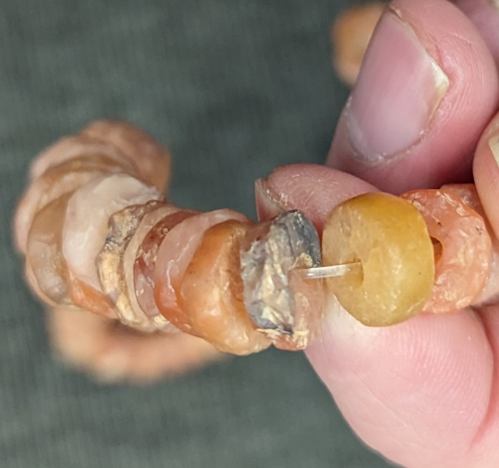 ANCIENT STONE DISC BEADS - Trade Beads