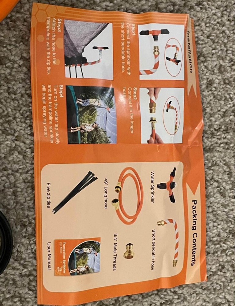 Trampoline Sprinkler