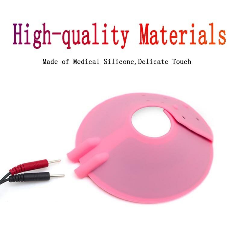 Estim Shock Nipple Paste Pads Electrical Breast Patch Pad Set