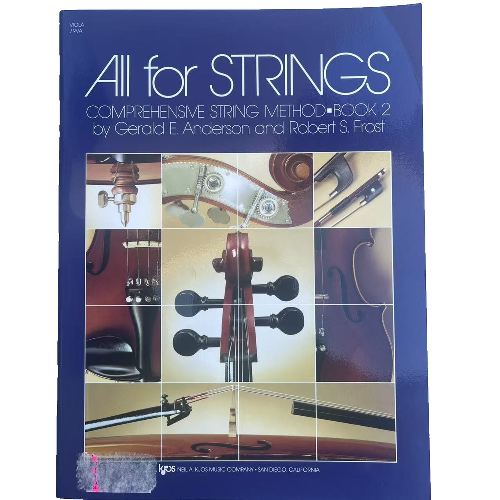 All for strings, Viola: Book 2, Comprehensive String Method - 79VA