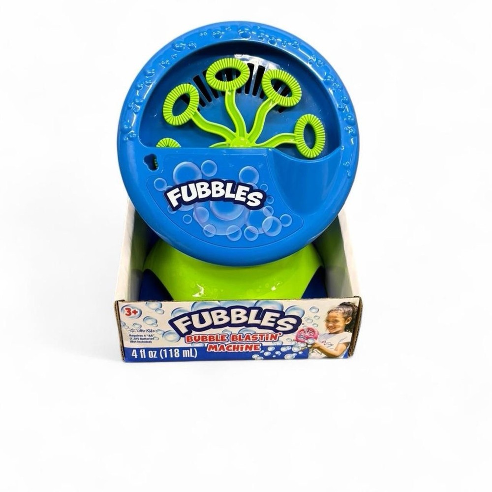 FUBBLES BUBBLE BLASTIN Bubble Machine Brand New