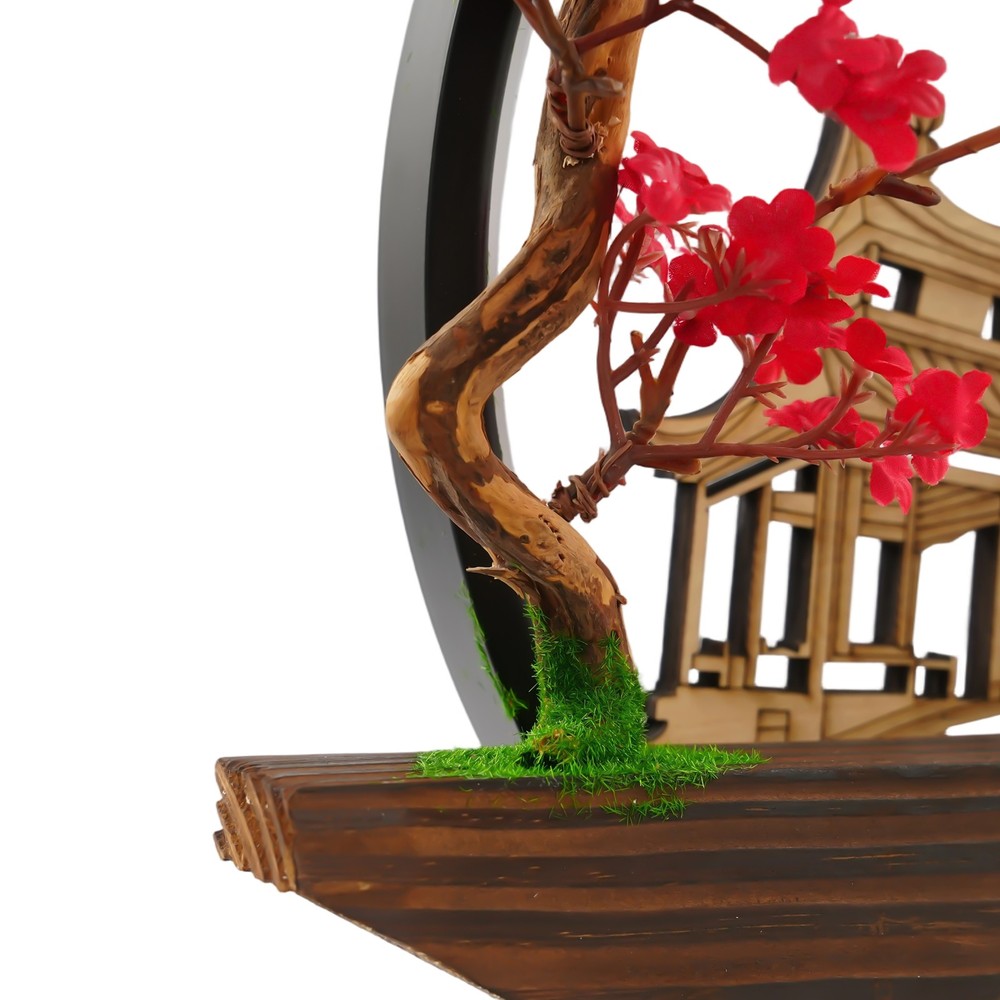 Backflow Incense Holder with LED Light, Ceramic Backflow Incense Burner Perfect