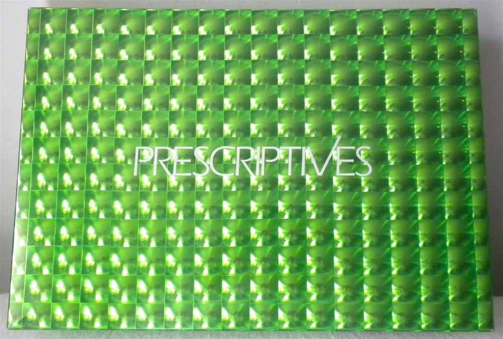 BIGGER PRESCRIPTIVES EMPTY PRETTY SHINY 3D GREEN GIFT KEEPSAKE BOX 13" X9" X2.5"