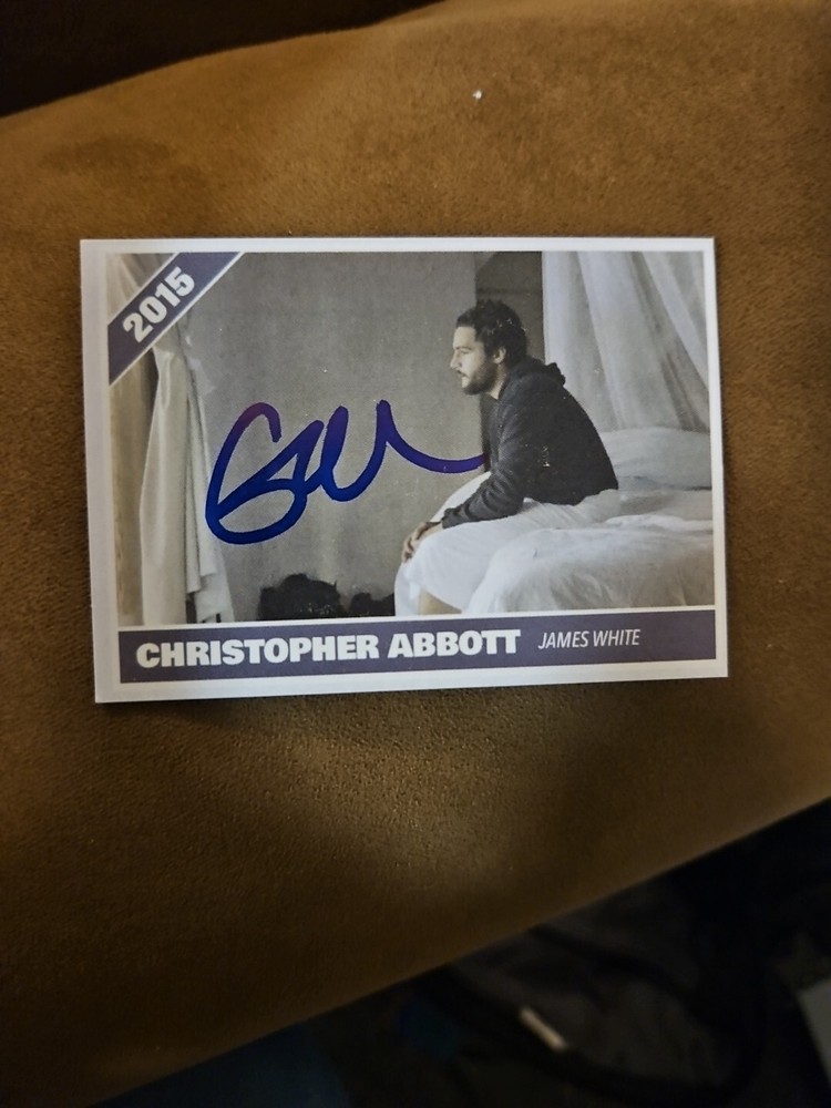 Christopher Abbott Custom Signed Card - Played James White In James White
