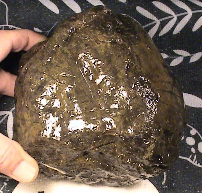 Black Chalcedony Jasper Agate, Solid Rough Lapidary Rock, 7 LBS, 6 OZ, #337