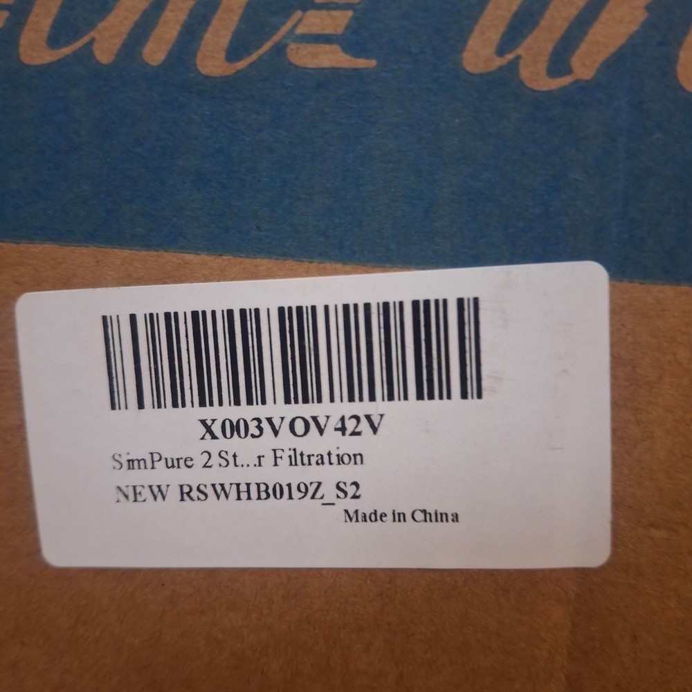 SimPure DB10C-2 Whole House Water Purifier Home Filter Housing Filtration System