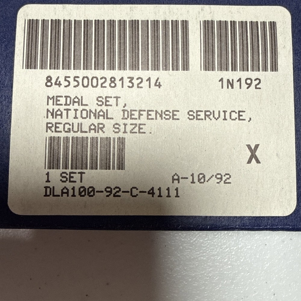 US Army National Defense Service Medal