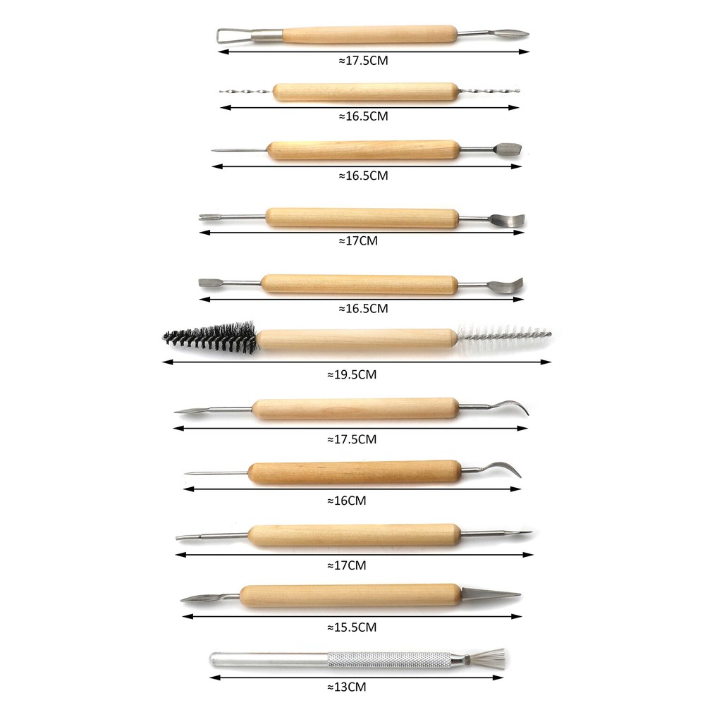 11 Pcs Pottery Tool Set Clay Sculpting Modeling Ceramics Art Kit