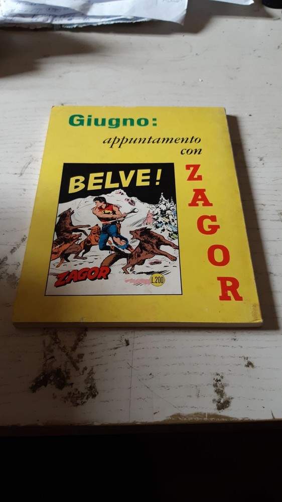 ZAGOR ZENITH ORIGINAL NO. 98 EXCELLENT CONDITION