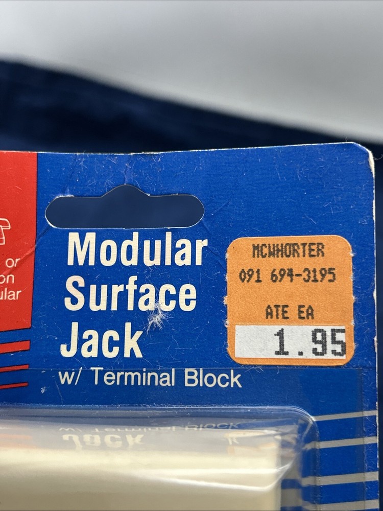 Modular Surface Jack W/ Terminal Block Phone Jack