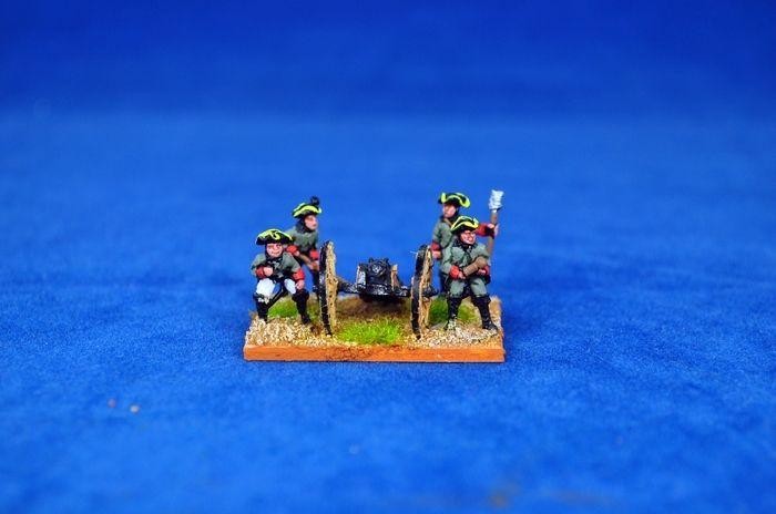15mm Painted SYW Austrian Howitzer Battery
