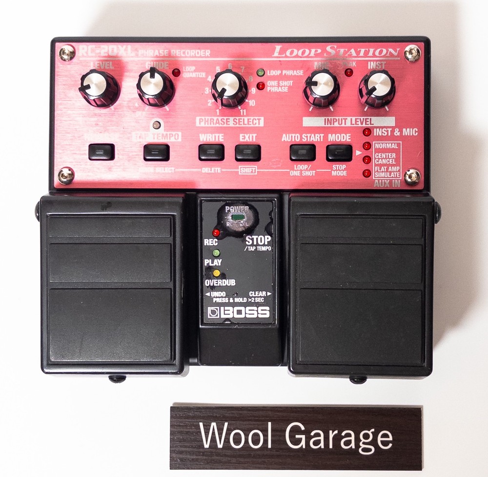 BOSS RC-20XL Looper Phrase Recoder Effects Pedal Scratches Tested Working