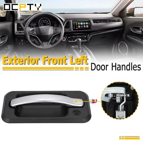 Door Handle Exterior Front Driver Left Side Replacement Fit 2003-2009 for