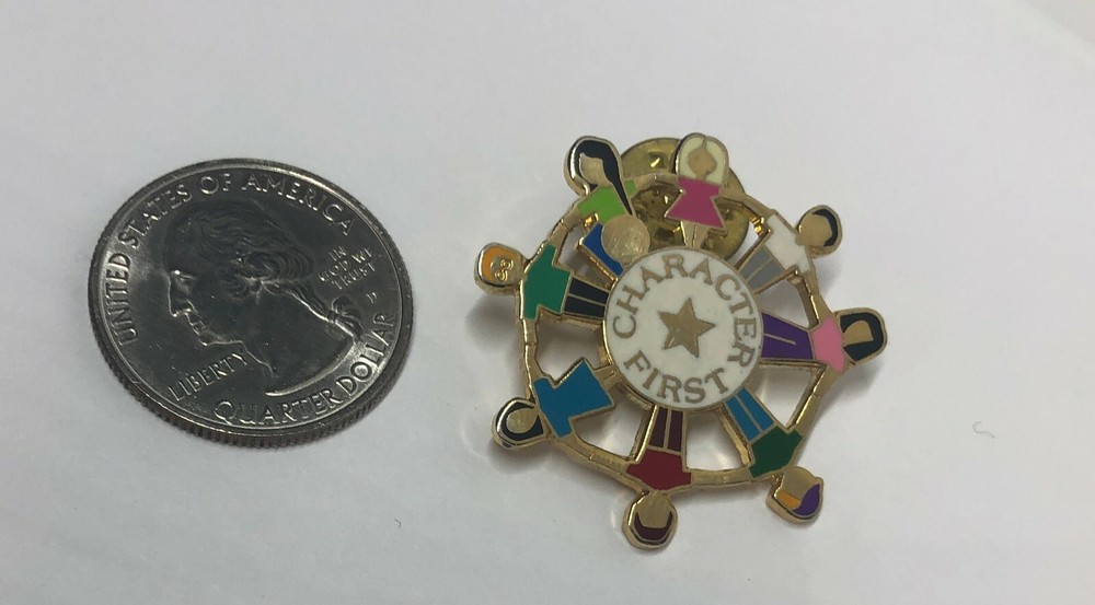 Character First Circle Of Children Pin
