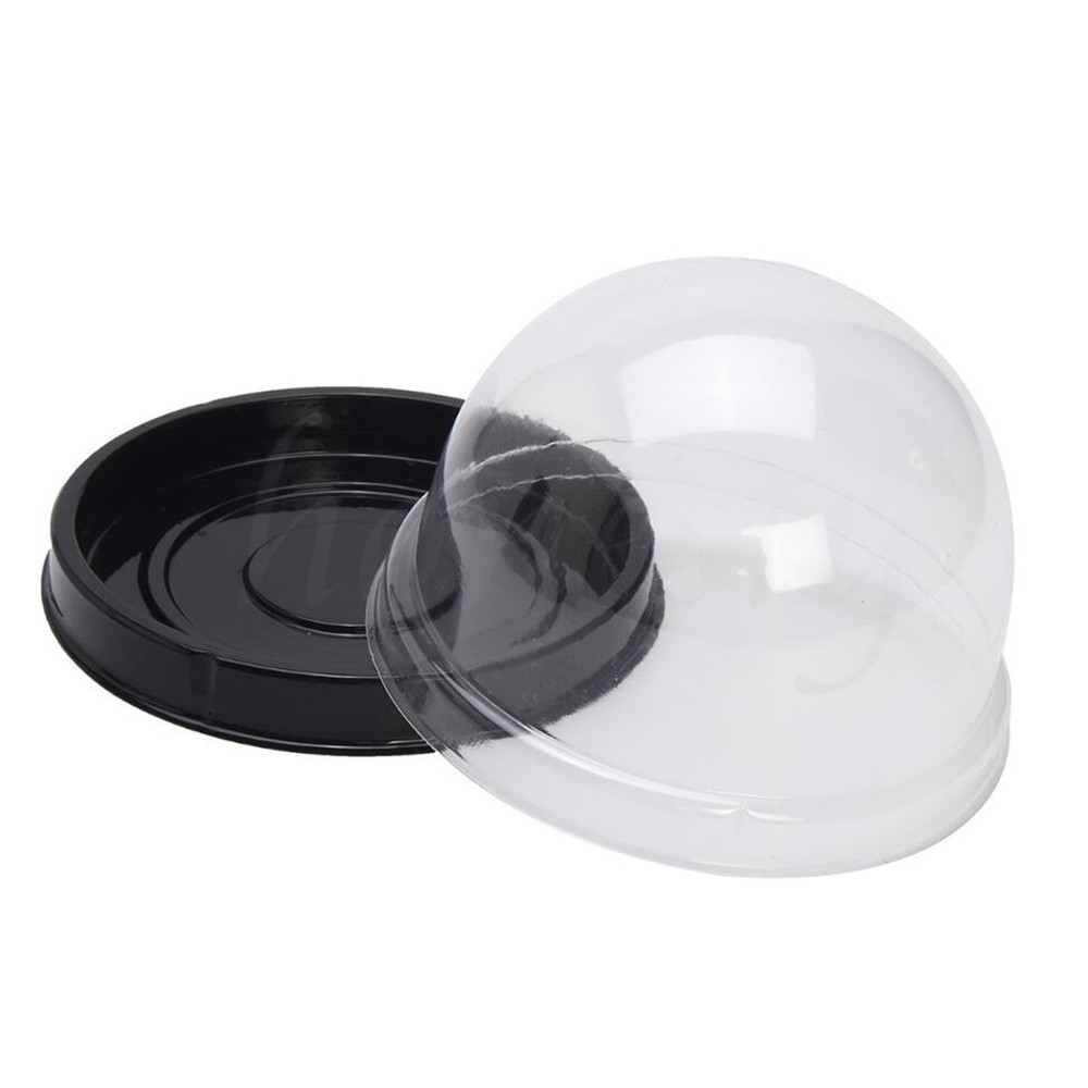30pcs Clear Plastic Mini Cupcake Boxes Cake Packing Boxes Muffin Pod Dome Box